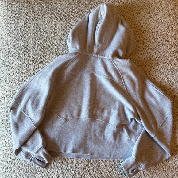 scuba oversized half zip hoodie - Picture 3 of 5